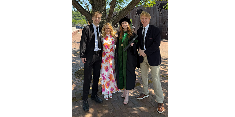 Olivia Langton and Family